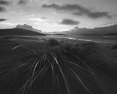 Sunrise on the Luskentyre beach, Isle of Harris, Scotland, UK