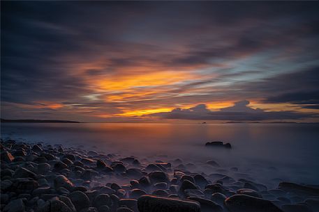 Sunset in Uig, Isle of Skye, Scotland, United Kingdom, Europe