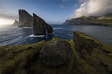 Drangarnir rock, Faeroe islands, Denmark, Europe