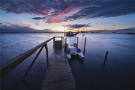 Typical fisherman house in the Adriatic coast, Emilia Romagna