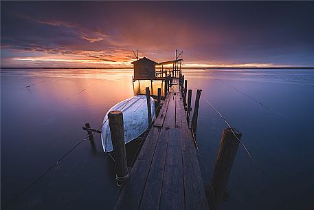 Typical fisherman house in the Adriatic coast, Emilia Romagna