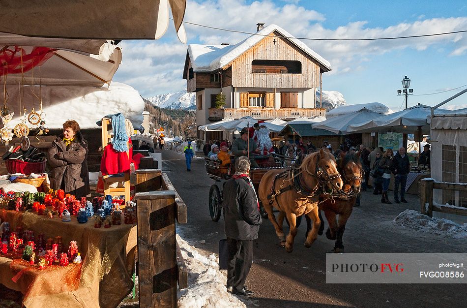 Christmas market in Sauris di Sopra