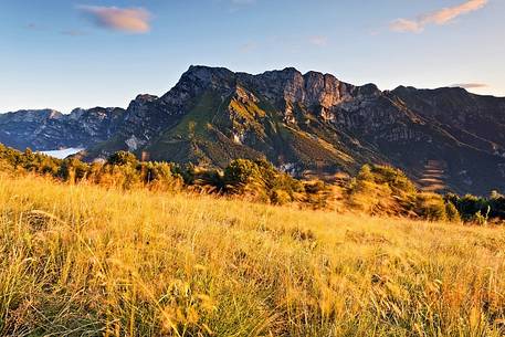 Mount Raut or Monte Raut at dawn, Andreis