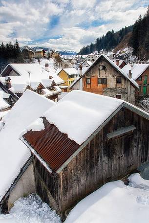 Rigolato village, a traditional country of the Carnia