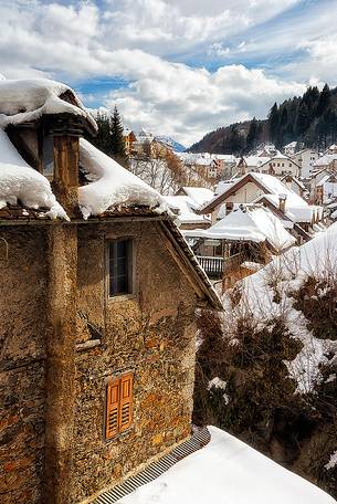 Rigolato village, a traditional country of the Carnia