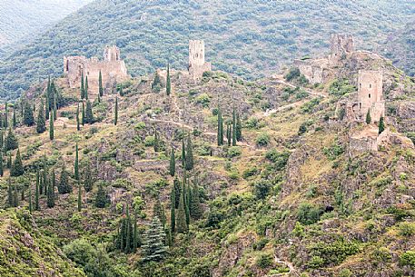 Lastours castle are four: Cabaret ,Tour Rgine,Surdespine,Quertinheux  