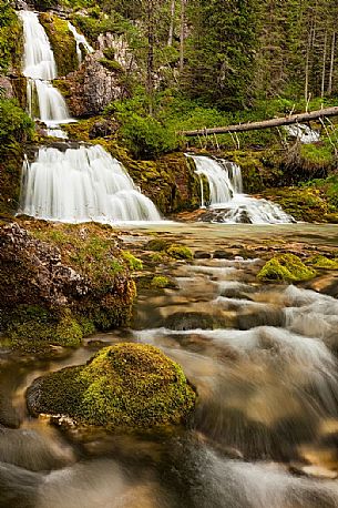 Vallesinella waterfall, Madonna di Campiglio, Brenta dolomites, italy