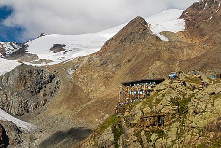 Larcher al Cevedale hut, Stelvio national park, Trentino, Italy Larcher al Cevedale hut, Stelvio national park, Trentino, Italy
