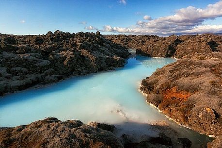 Blue Lagoon, thermal bath, Keflavík, Iceland