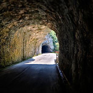 The old road of Valcellina, Barcis, Dolomiti Friulane Natural Park, dolomites, Friuli Venezia Giulia, Italy, Europe