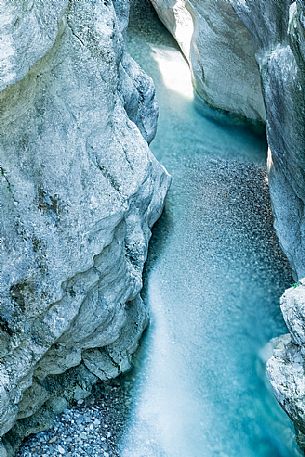 Cellina river in the Forra del Cellina natural park, Unesco World Heritage, Friuli Venezia Giulia, dolomites, Italy, Europe