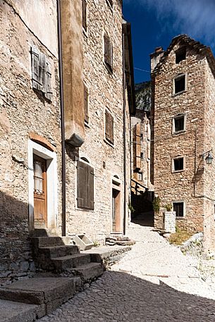 The small village of Casso in the Dolomiti Friulane natural park, dolomites, Friuli Venezia Giulia, Italy, Europe