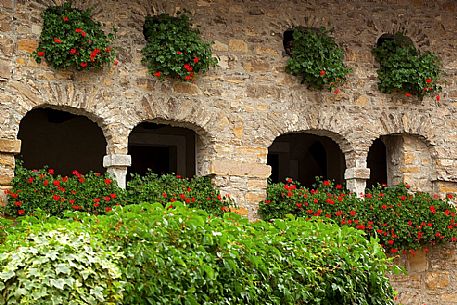 Traditional house in Frisanco village, Friuli Venezia Giulia, Italy, Europe