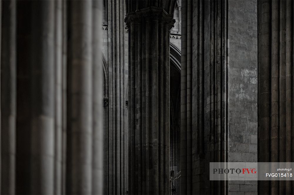 The interior of the Cathedral of Rouen recalls the dense forests of Normandy. The Rouen Cathedral is the most famous and important monument of Rouen , and one of the most beautiful Gothic churches in France.