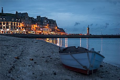 Cancale, in Brittany on the border with Normandy, is a small fishermen's village.
