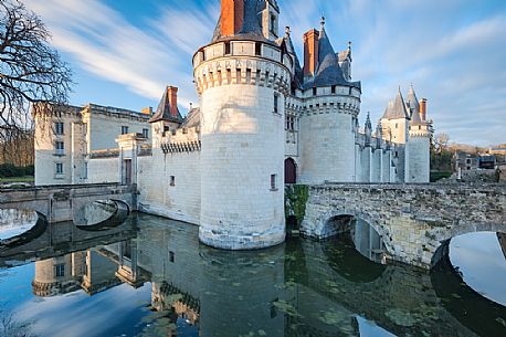 The chateau de Dissay is a french castle located in the Vienne Department. Its shapes reflect the architecture of the early French Renaissance.