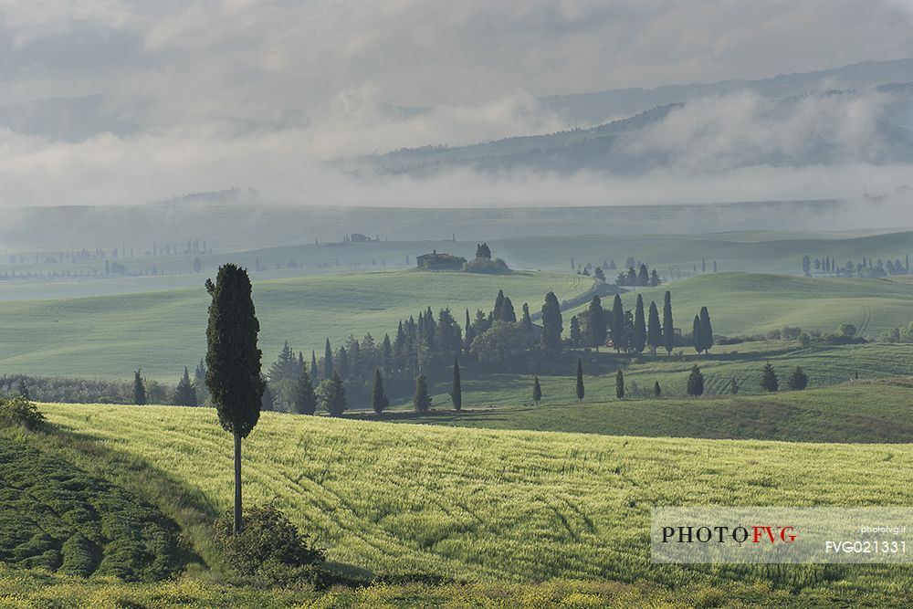 The locations where they were filmed scenes of the film the Gladiator in Orcia valley, Tuscany, Italy