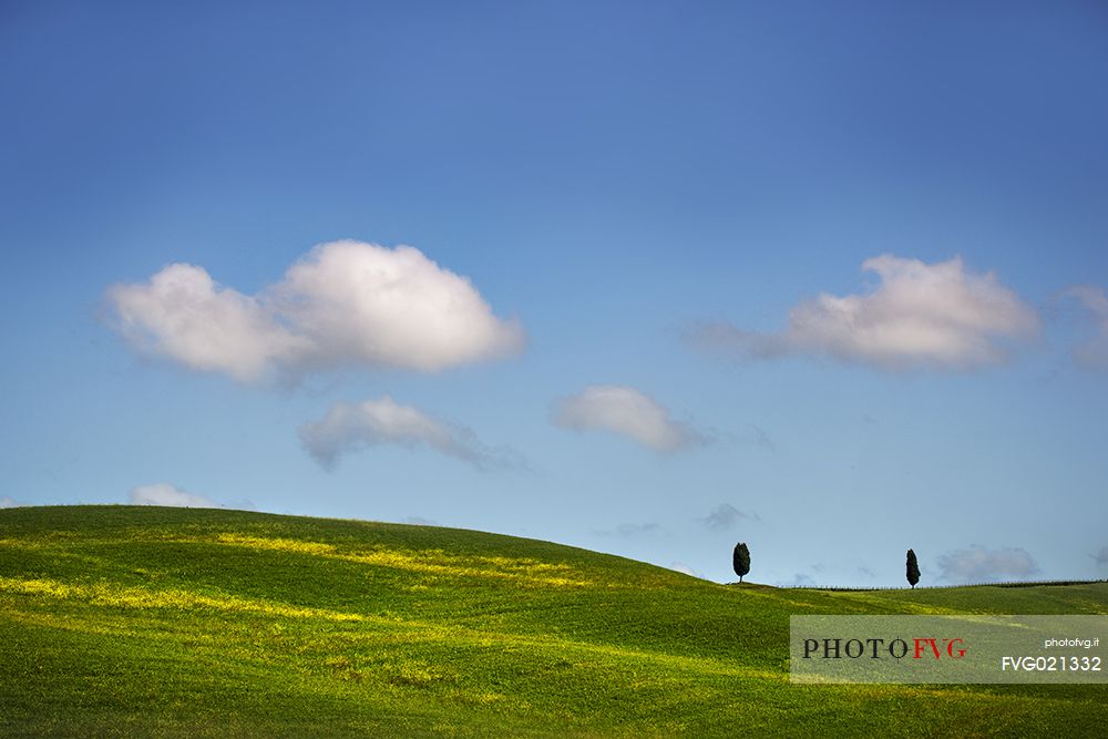 Tuscan landscape, Orcia valley, Tuscany, Italy