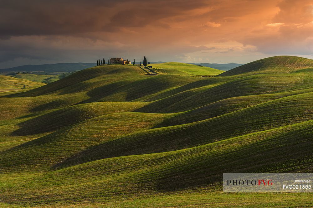 Tuscan landscape, Orcia Valley, Tuscany, Italy