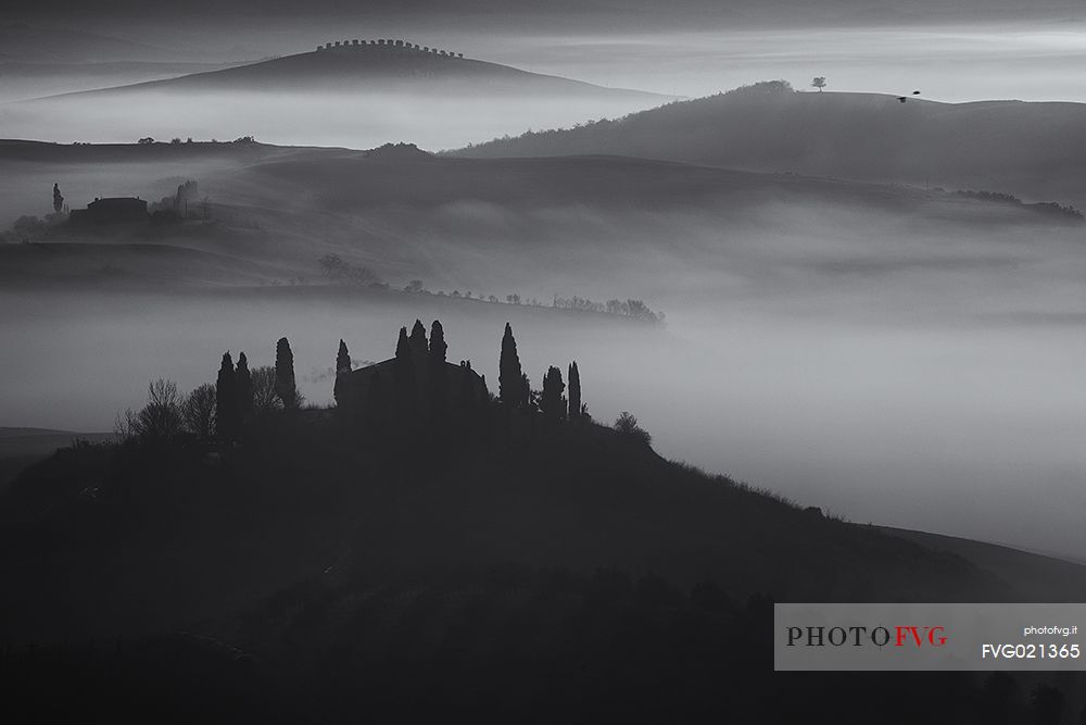 Belvedere landscape, Orcia valley, Tuscany