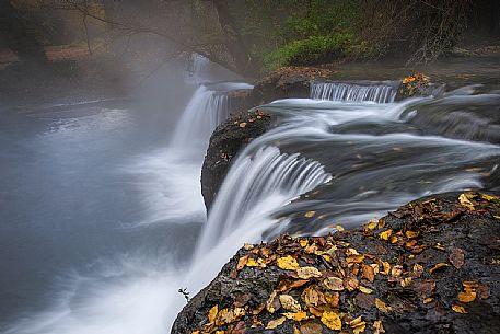 Stream in the Treja valley natural park, Mazzano, Latium, Italy, Europe