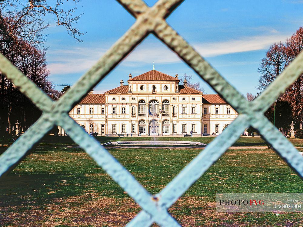 Villa Tesoriera baroque palace from 18th century now houses the musical library, Turin, Piedmont, Italy, Europe