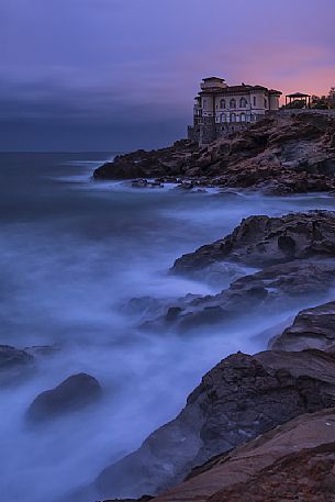 Boccale castle at the twilight, Livorno, Tuscany, Italy