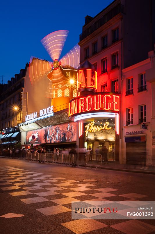 Moulin Rouge at the blue hour