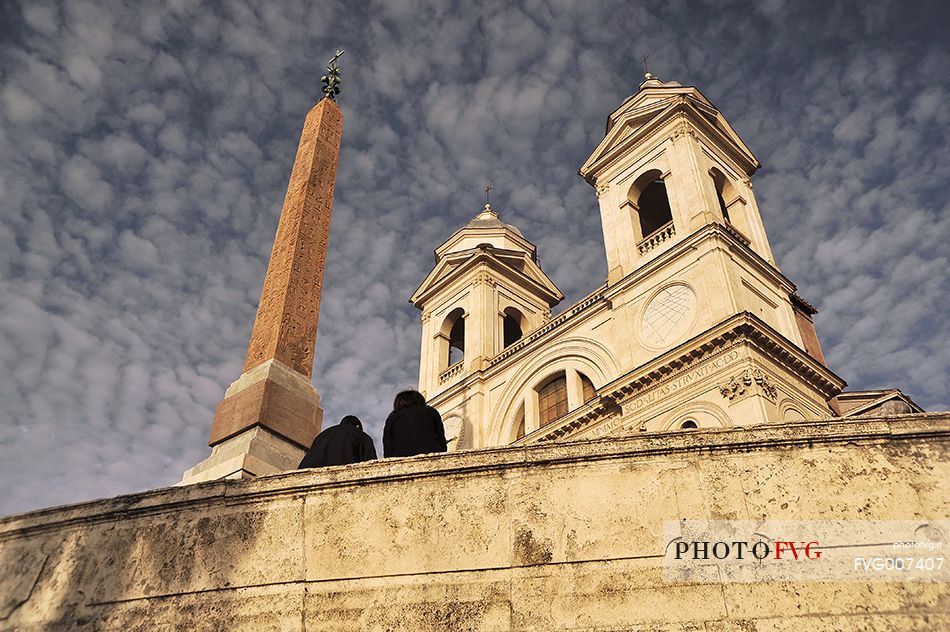 Church of the Santissima Trinit dei Monti, Obelisk