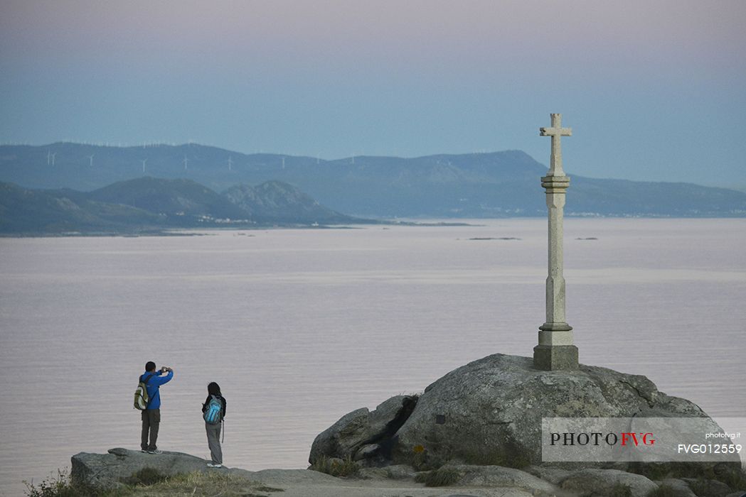 Way of St.James - The last pilgrim Cruceiro at Cape Fisterra