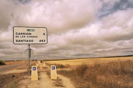 Way of St.James - Walking to Carrion de los Condes