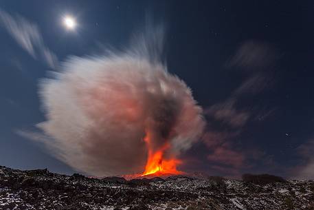 Etna 2nd paroxysm activity of 2012