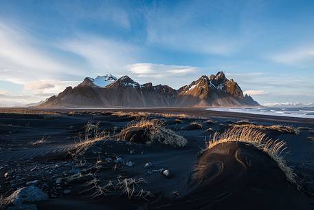 Black dunes on Stokksens beach