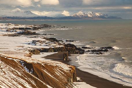 Iceland coast along ring road