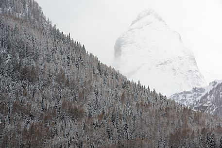 Punta Serauta mount in the Marmolada mountain range, dolomites, Italy