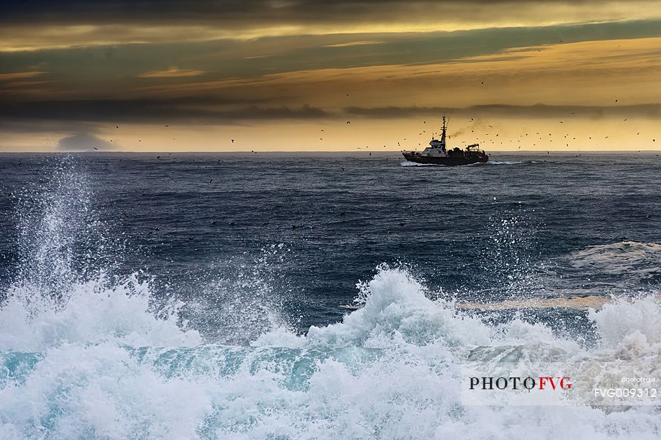 A fishing boat