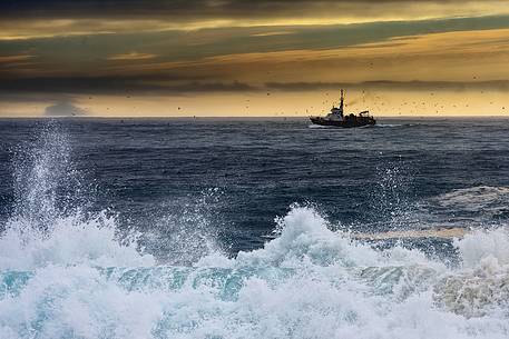 A fishing boat