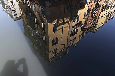 Venetian reflections, Venice, Italy, Europe