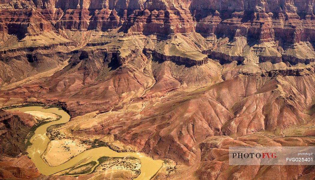 Helicopter tour in the Grand Canyon National Park, Arizona, USA
