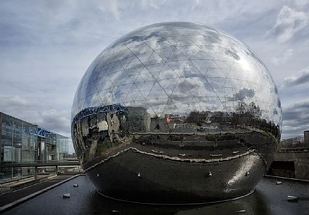 Geodè sphere at Marne-la-Vallée. Paris, France