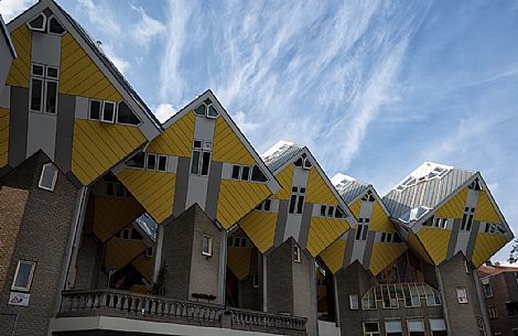 Cubic Houses (Kubuswoning) by Piet Blom, Rotterdam, Netherlands 
