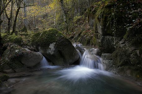 Kot stream a little creek in Natisone valley,  Friuli Venezia Giulia, Italy