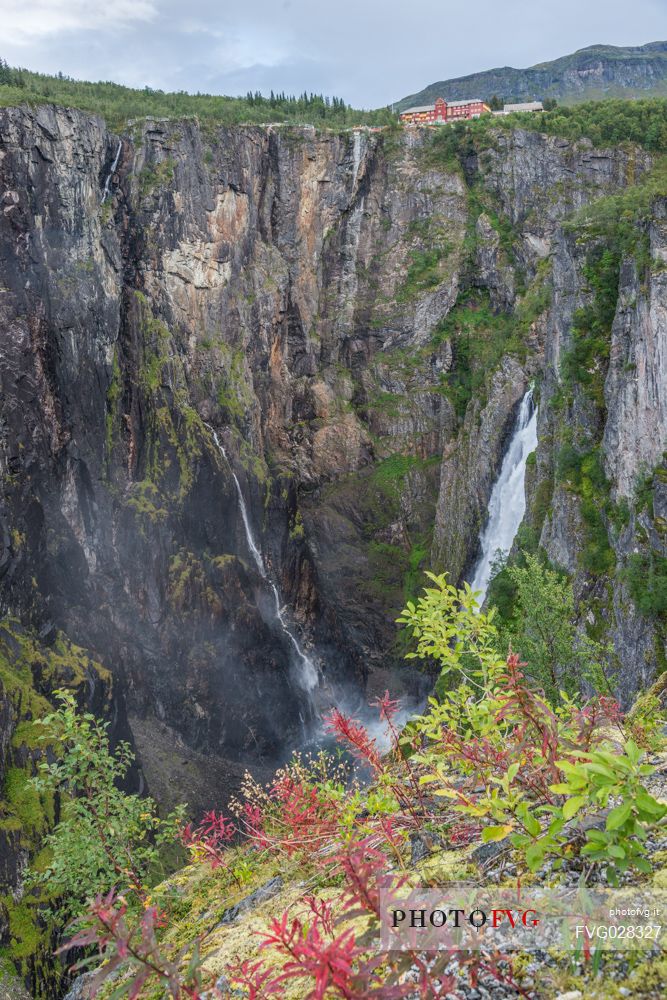Mabodalen's waterfalls, Eidfjord, Norway