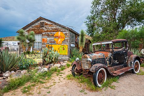 Typical view of the characteristic Route 66