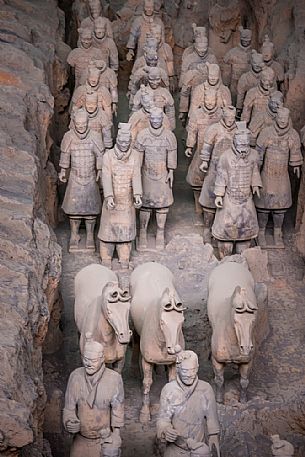 Qin Shi Huang's Tomb, Terracotta Soldiers
The Terracotta Army,  Xi'An, Shanxi, China