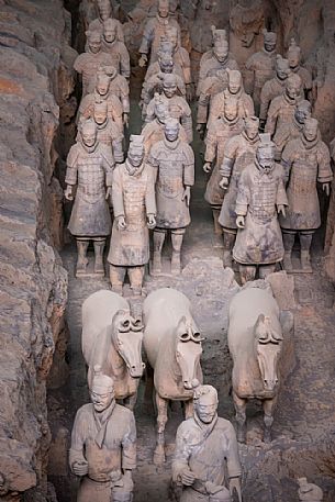 Qin Shi Huang's Tomb, Terracotta Soldiers
The Terracotta Army,  Xi'An, Shanxi, China