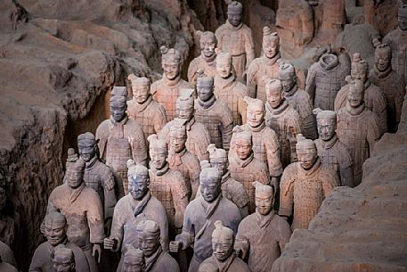 Qin Shi Huang's Tomb, Terracotta Soldiers
The Terracotta Army,  Xi'An, Shanxi, China