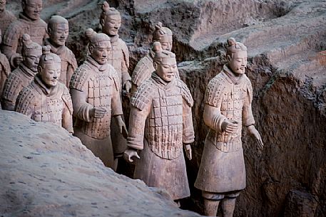 Qin Shi Huang's Tomb, Terracotta Soldiers
The Terracotta Army,  Xi'An, Shanxi, China