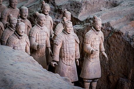 Qin Shi Huang's Tomb, Terracotta Soldiers
The Terracotta Army,  Xi'An, Shanxi, China