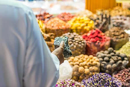 Dubai spice souk, Dubai city, United Arab Emirates, Asia